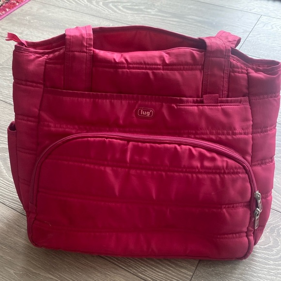 Lug Pink Quilted Tote Bag - Picture 1 of 10